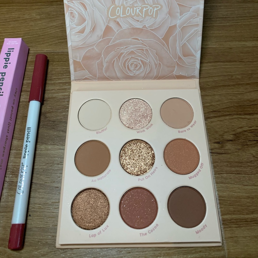 Color Pop Nude Palette & Red Lip Liners ($15)